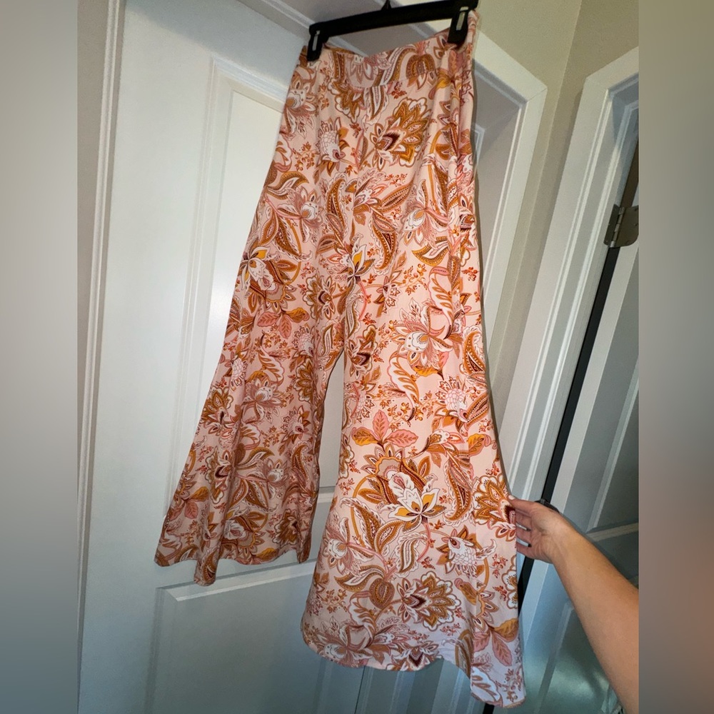 Fun Bell Bottom Pants with side zipper
